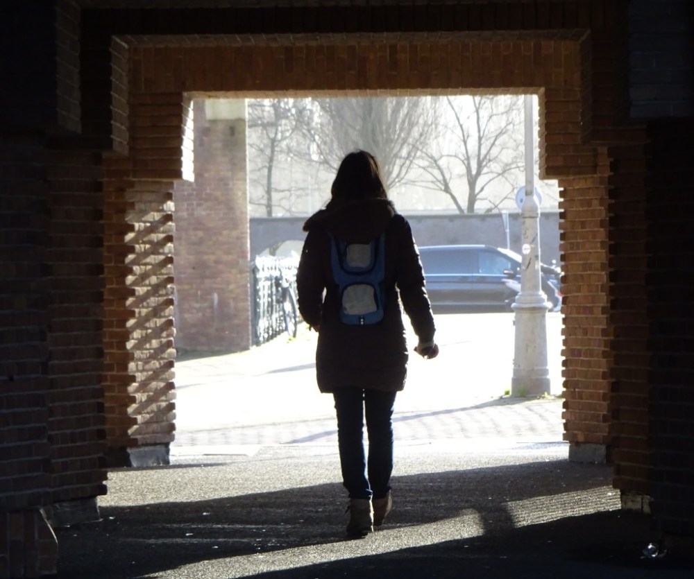 Onder het Lyceum door