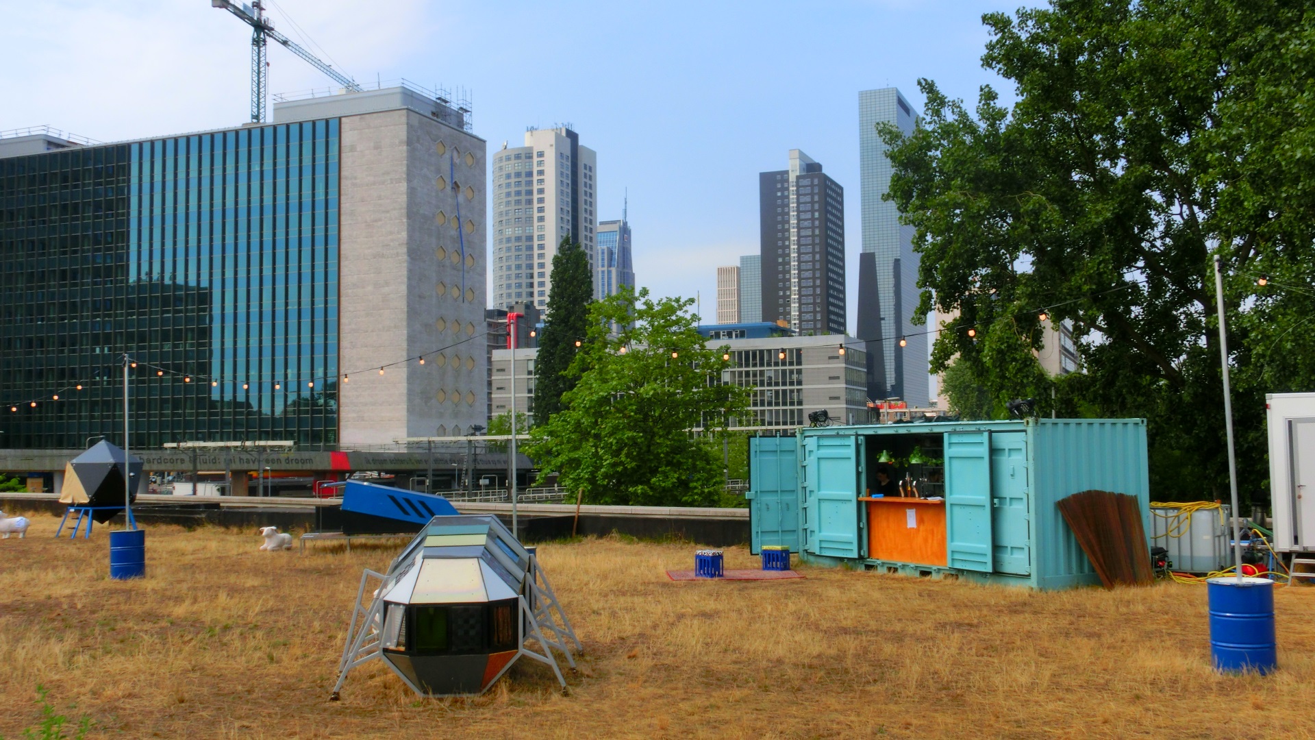Picknicken in het Luchtpark