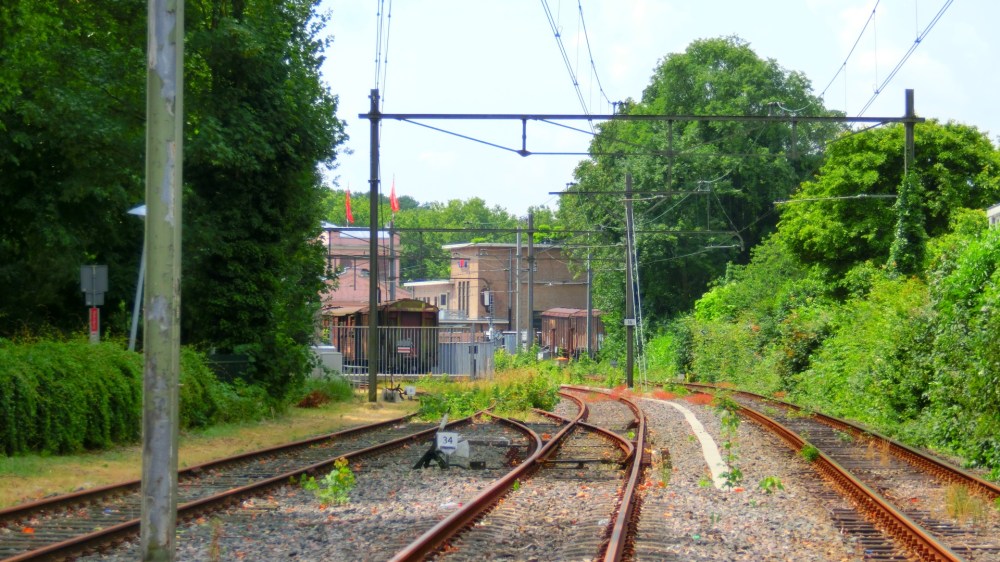 Treinspoor bij Station Utrecht Maliebaan