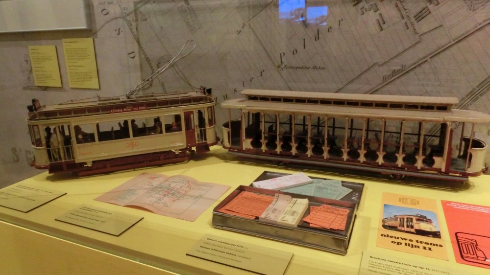 Schaalmodel van de tram naar Scheveningen