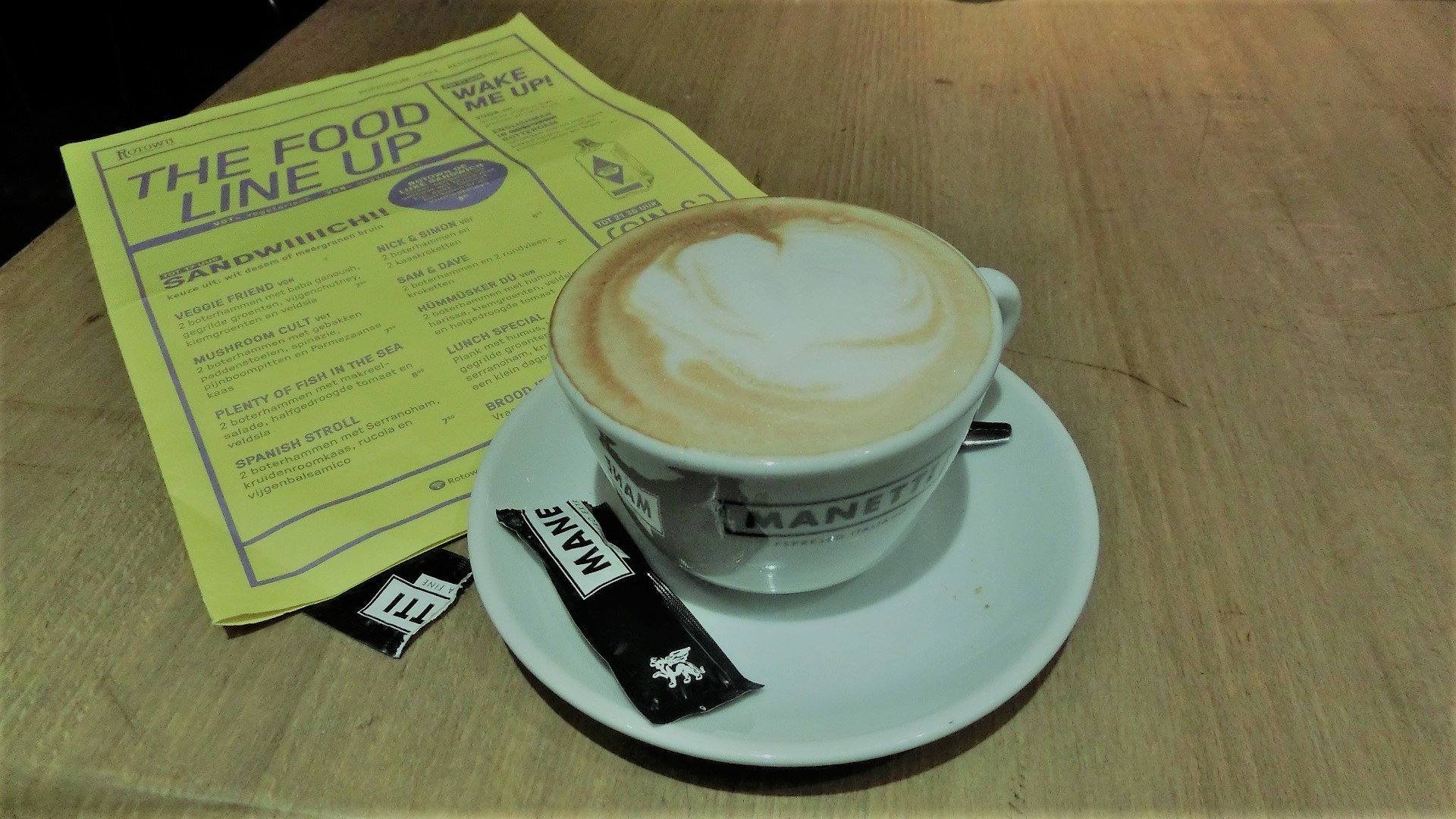 Koffiedrinken bij Rotown