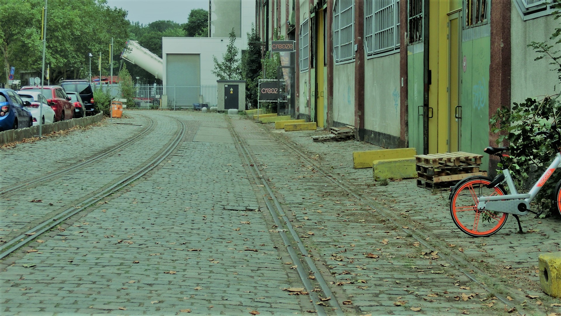 Kraanspoor bij Fenix hallen