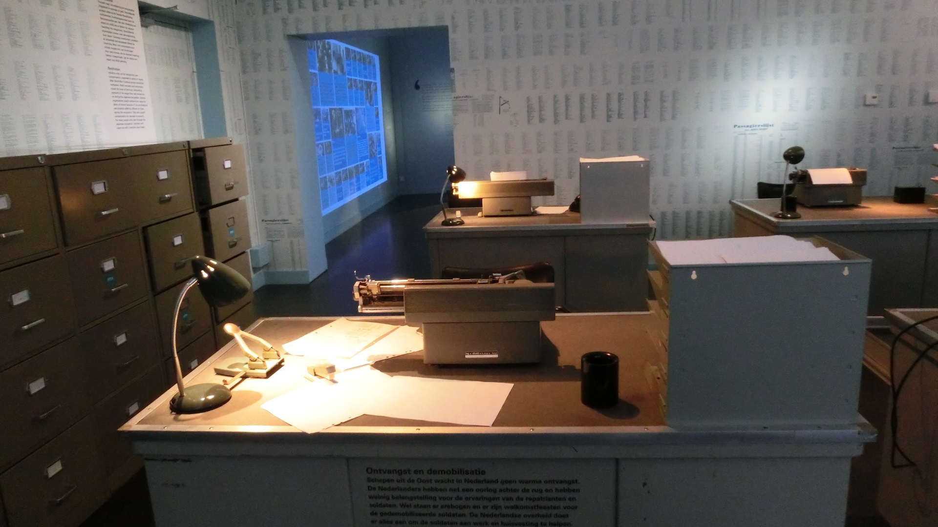 Kantoorinrichting registratie Museum Bronbeek