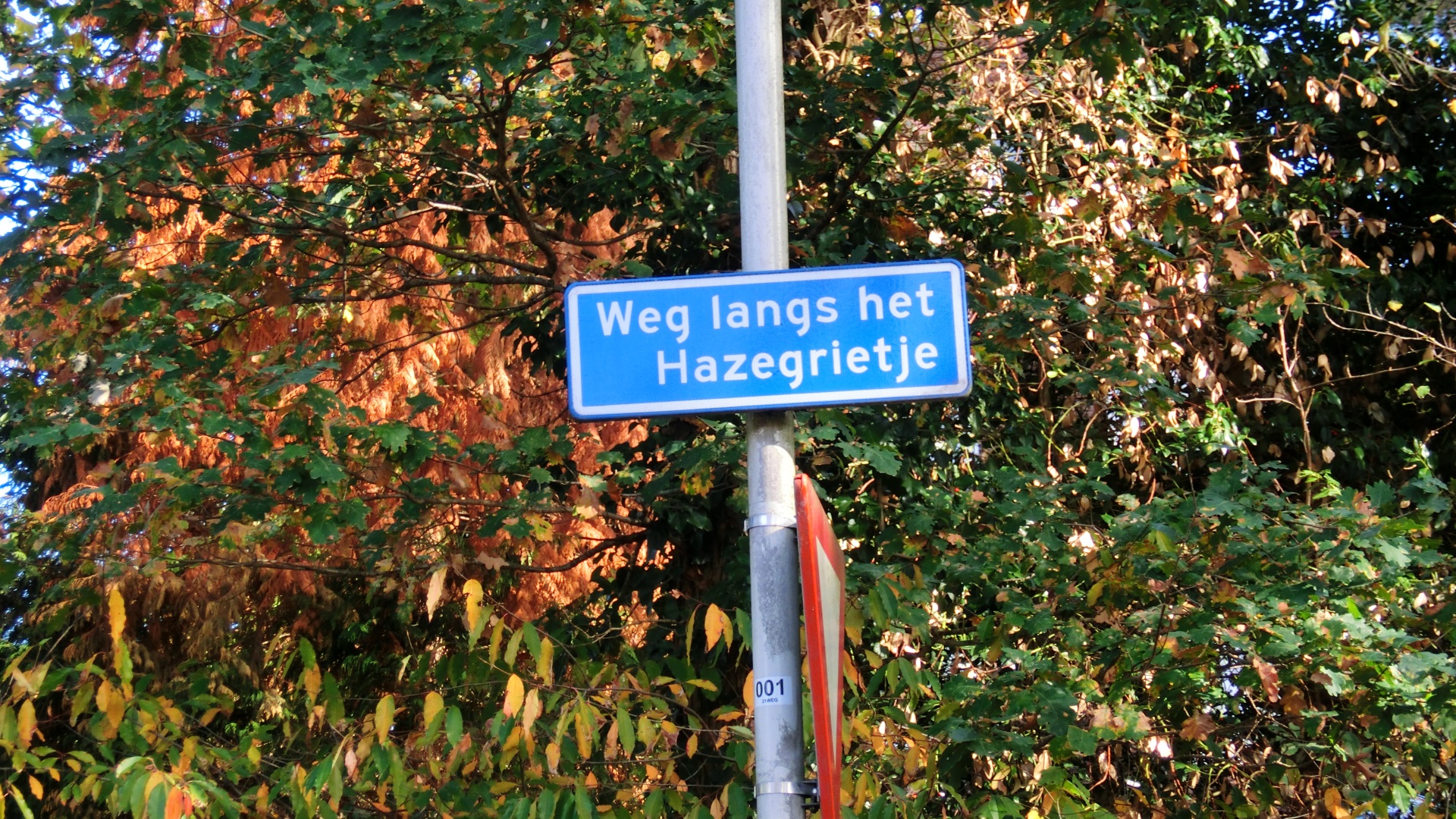 Weg langs de Hazegrietje