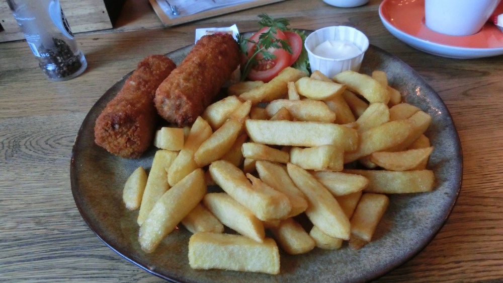 Kroketten en friet bij Brasserie Cronesteyn