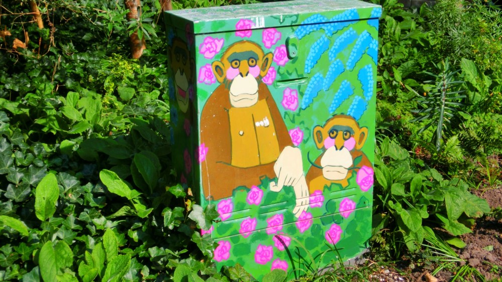 Stroomkastjes geschilderd door Rana Berends