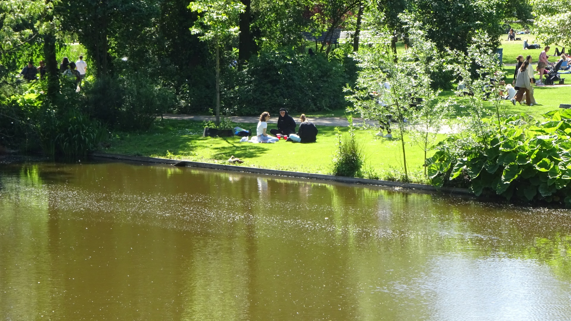 Park volop in gebruik