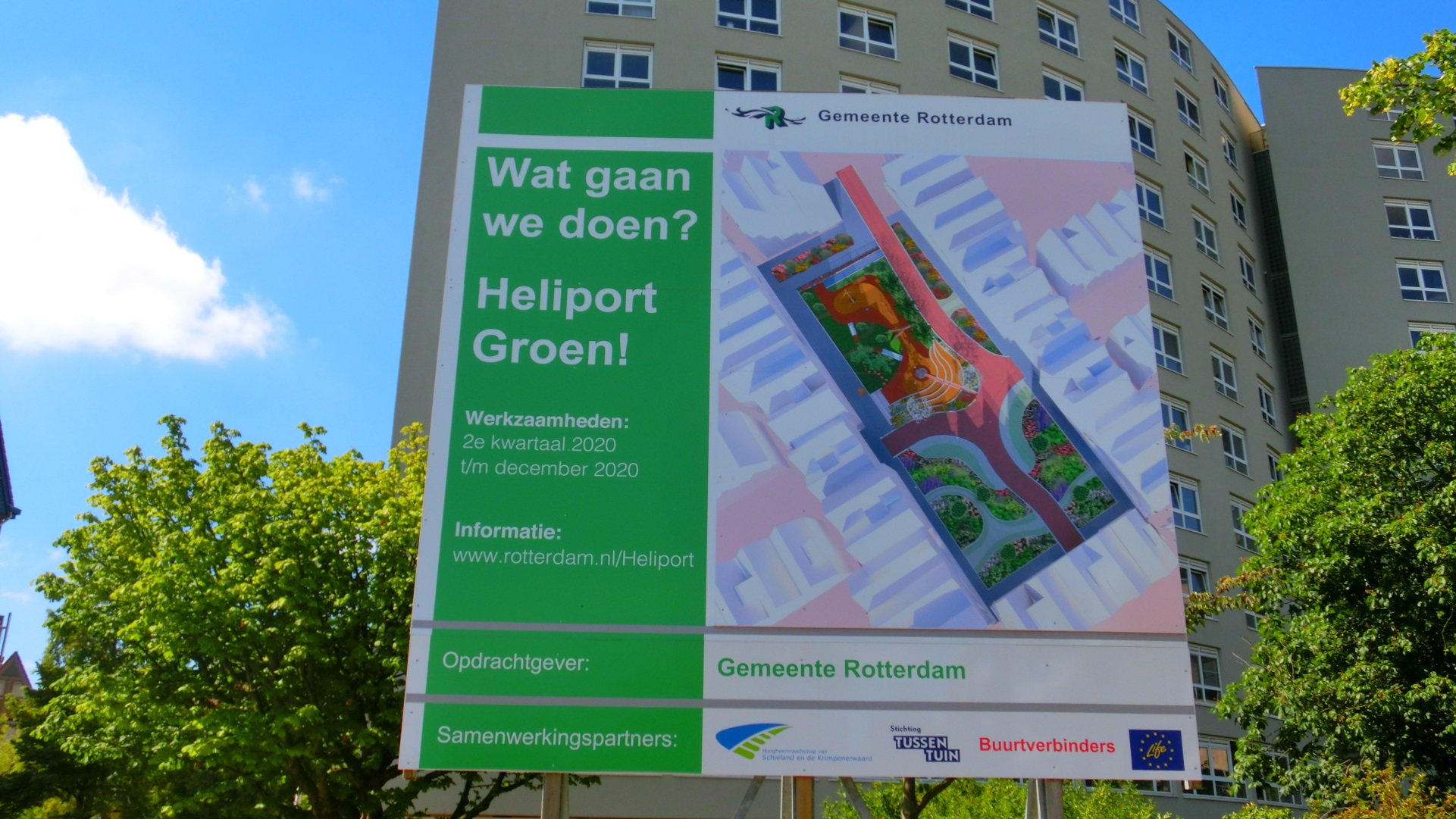 Heliport groen